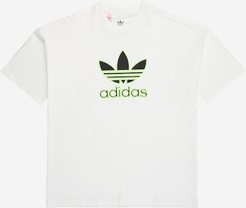 ADIDAS ORIGINALS Shirt 'Trefoil' in Wit: voorkant