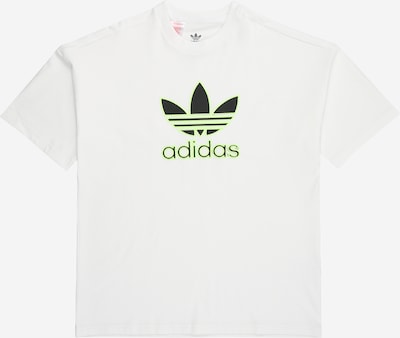 ADIDAS ORIGINALS Paita 'Trefoil' värissä limetti / musta / valkoinen, Tuotenäkymä
