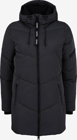 Oxmo Winter Coat 'Junchen' in Black: front