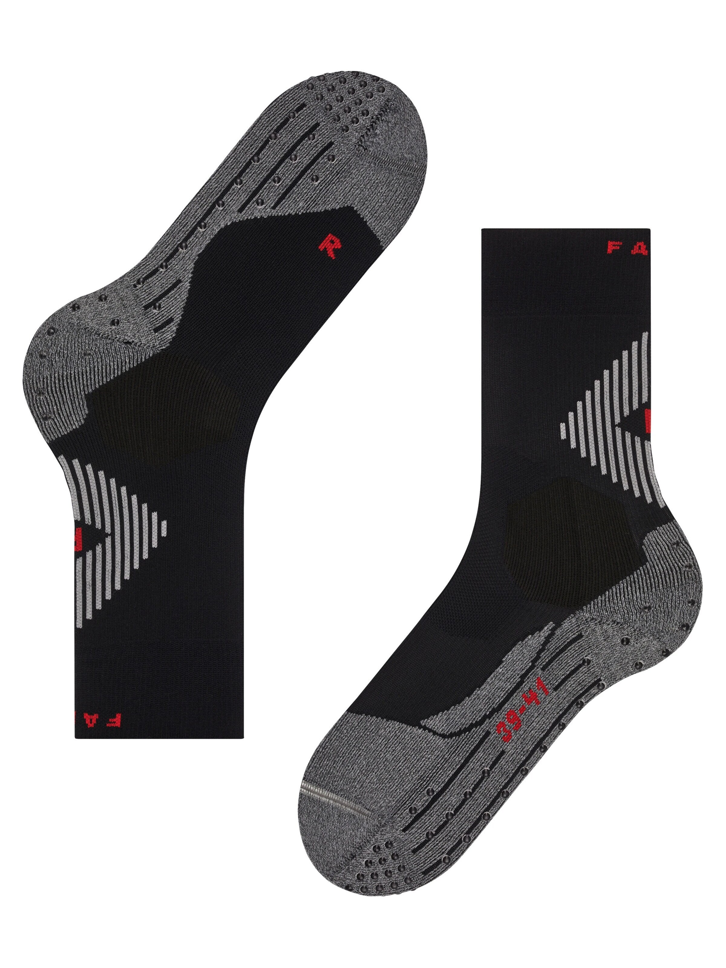 FALKE Athletic Socks '4GRIP Stabilizing' in Black