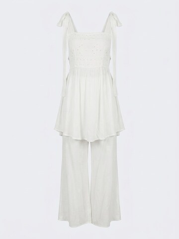 Combinaison 'Ensemble Palladio' Miss June en blanc