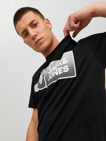 JACK & JONES Tričko – černá