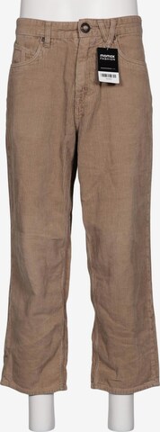 Volcom Stoffhose 28 in Beige: Vorderseite