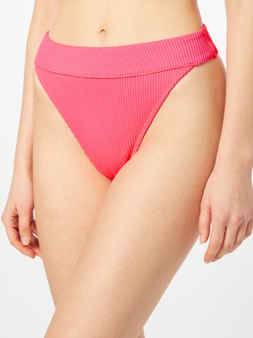 HOLLISTER Bikini nadrágok - rózsaszín: elől
