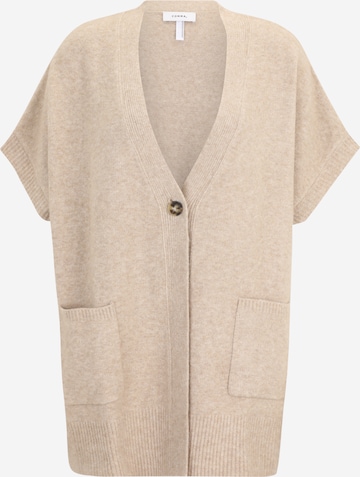 Geacă tricotată de la COMMA pe bej: față