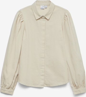Chemisier 'VMNILY' VERO MODA en beige : devant
