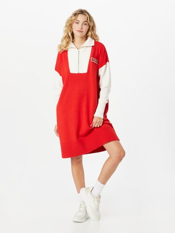 BOSS Knitted dress 'FININA' in Red