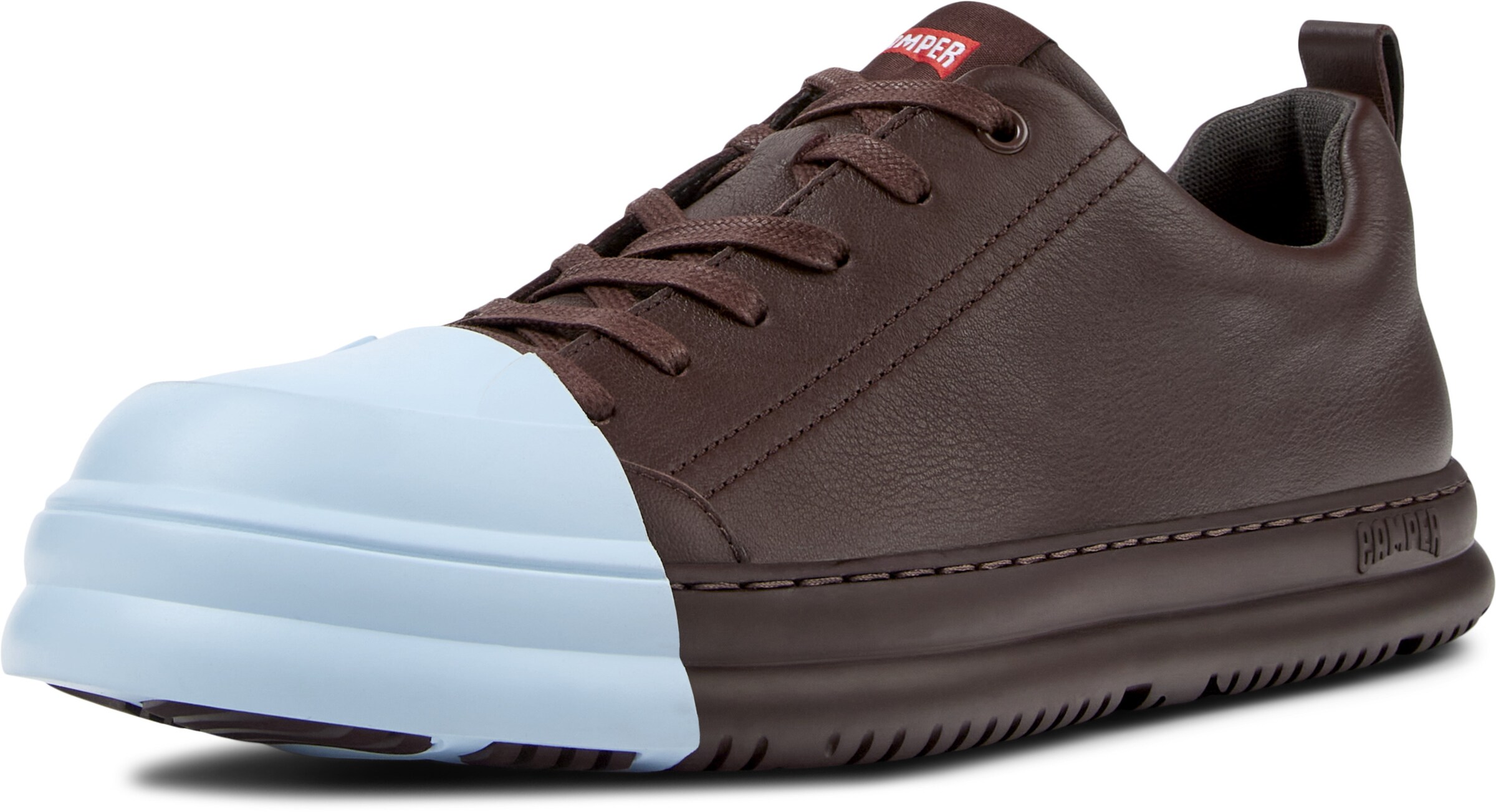 CAMPER Platform trainers 'Junction Runner' in Brown: front