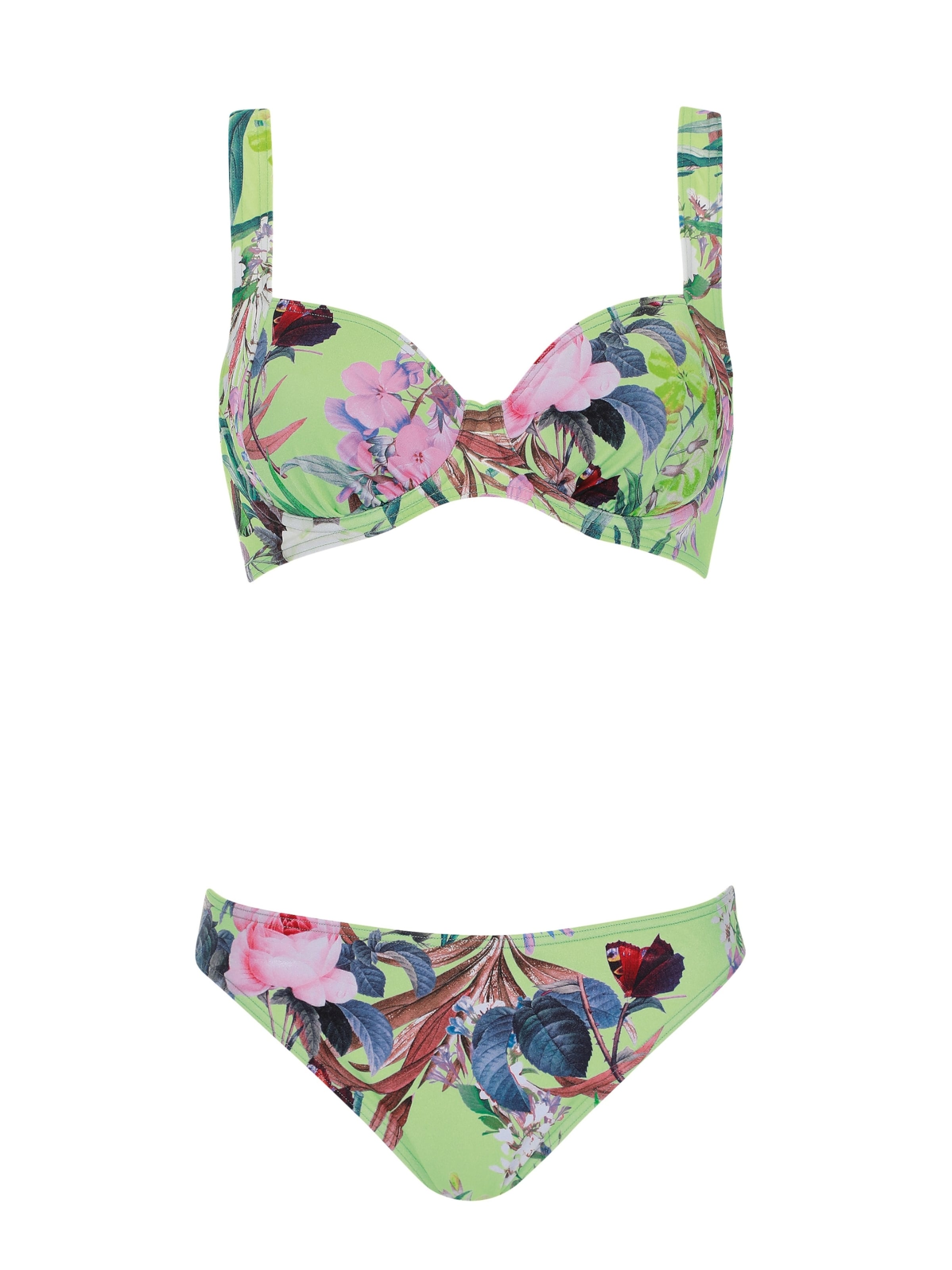 OLYMPIA T-shirt Bikini i grøn: forside