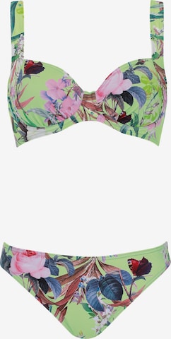 OLYMPIA T-Shirt Bikini värissä vihreä: etupuoli