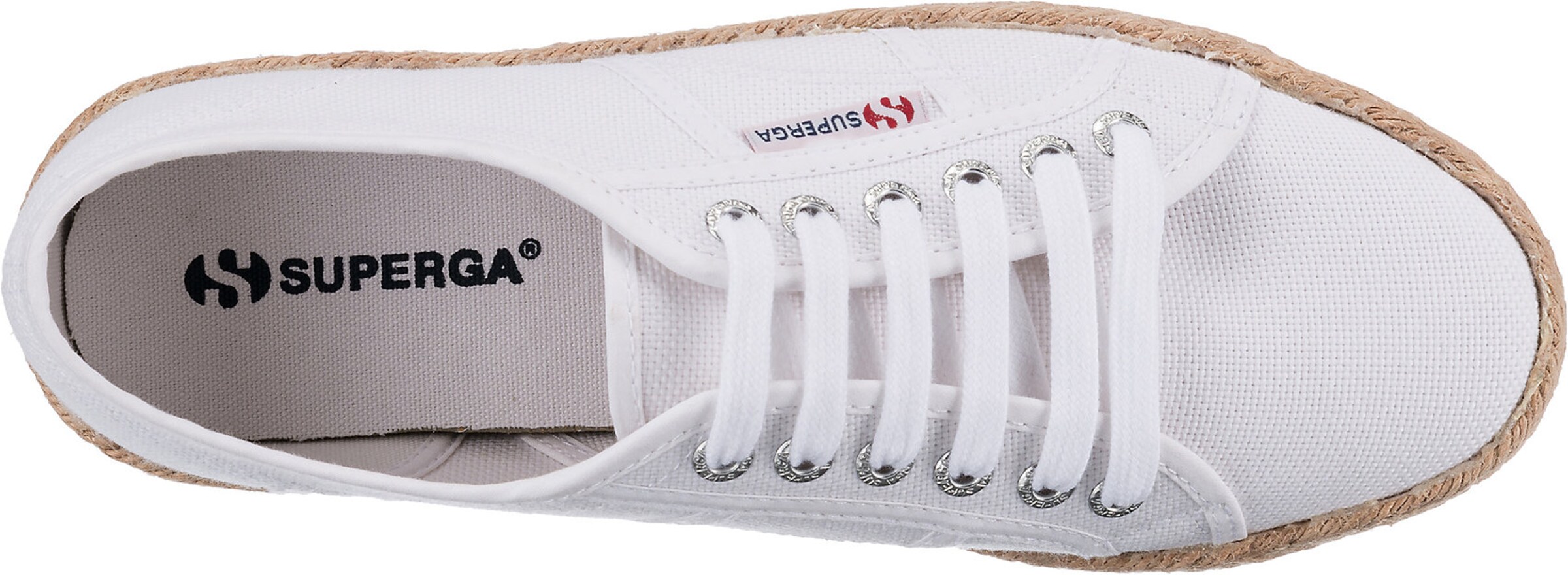SUPERGA Sneaker in Weiß