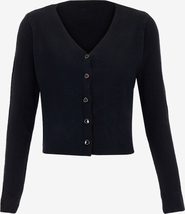 IMMY Knit Cardigan in Black: front