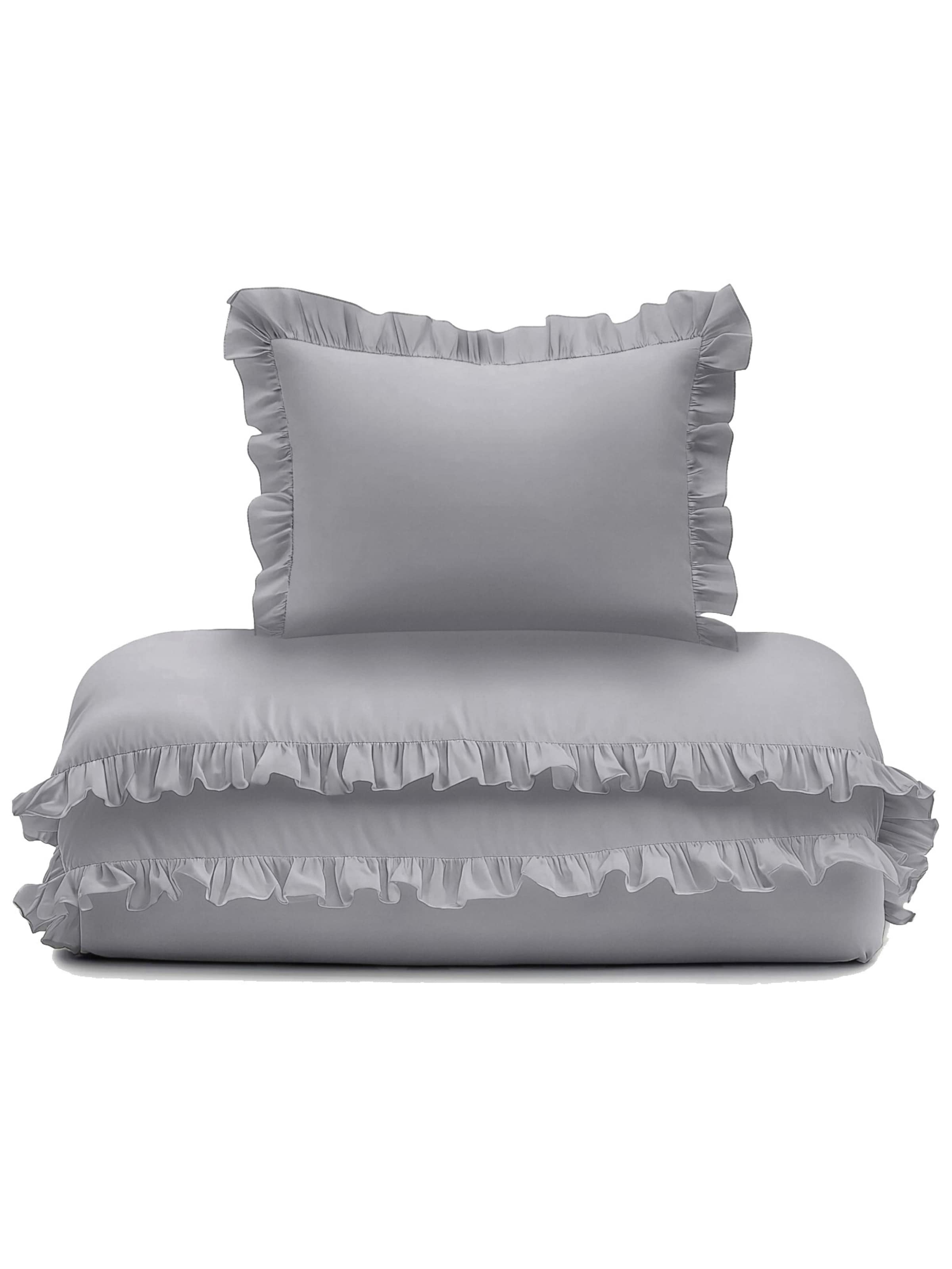 DETEXPOL Bettbezug in Grau