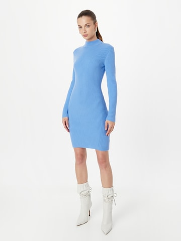 MICHAEL Michael Kors - Vestido de punto en azul: frente