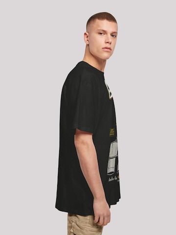 F4NT4STIC Shirt 'Looney Tunes Daffy Duck' in Black