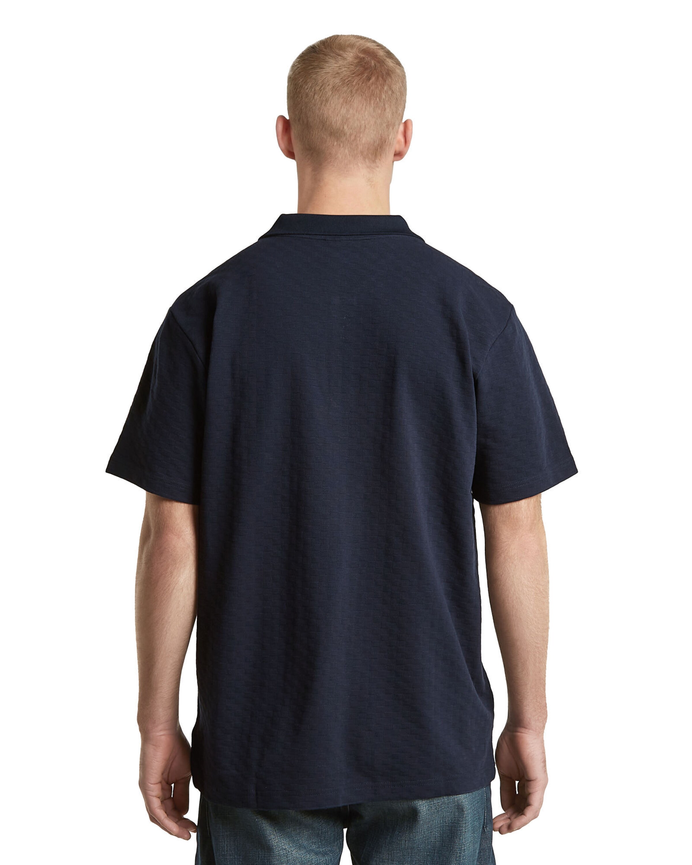 G-STAR Polo - 'Core Regular Jacquard Polo' in Blau