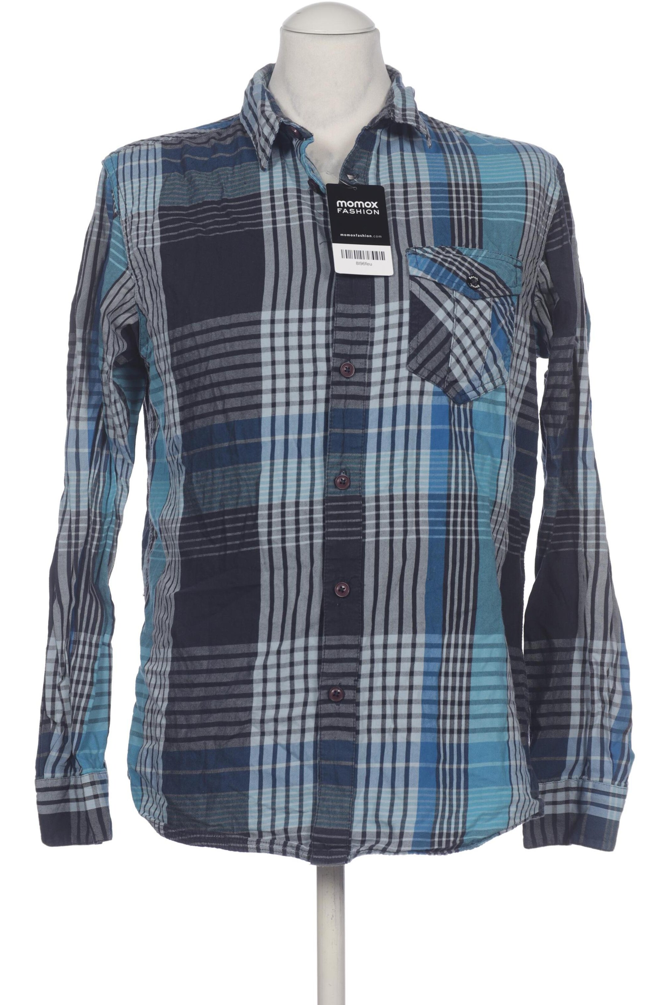 BENCH Button Up Shirt in M in Blue: front