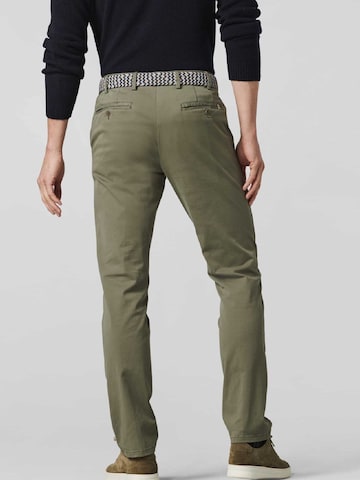 MEYER Slimfit Chino 'Oslo' in Groen