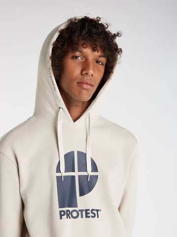 PROTEST Sweater 'CLASSIC LOGO HOODY' in White: front