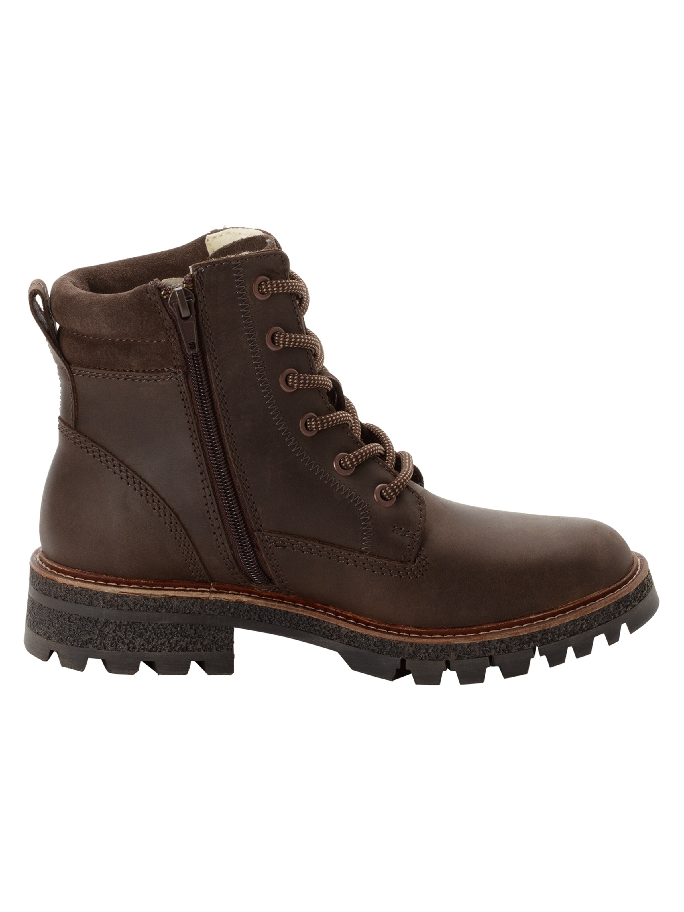 Bottines à lacets Tamaris en marron