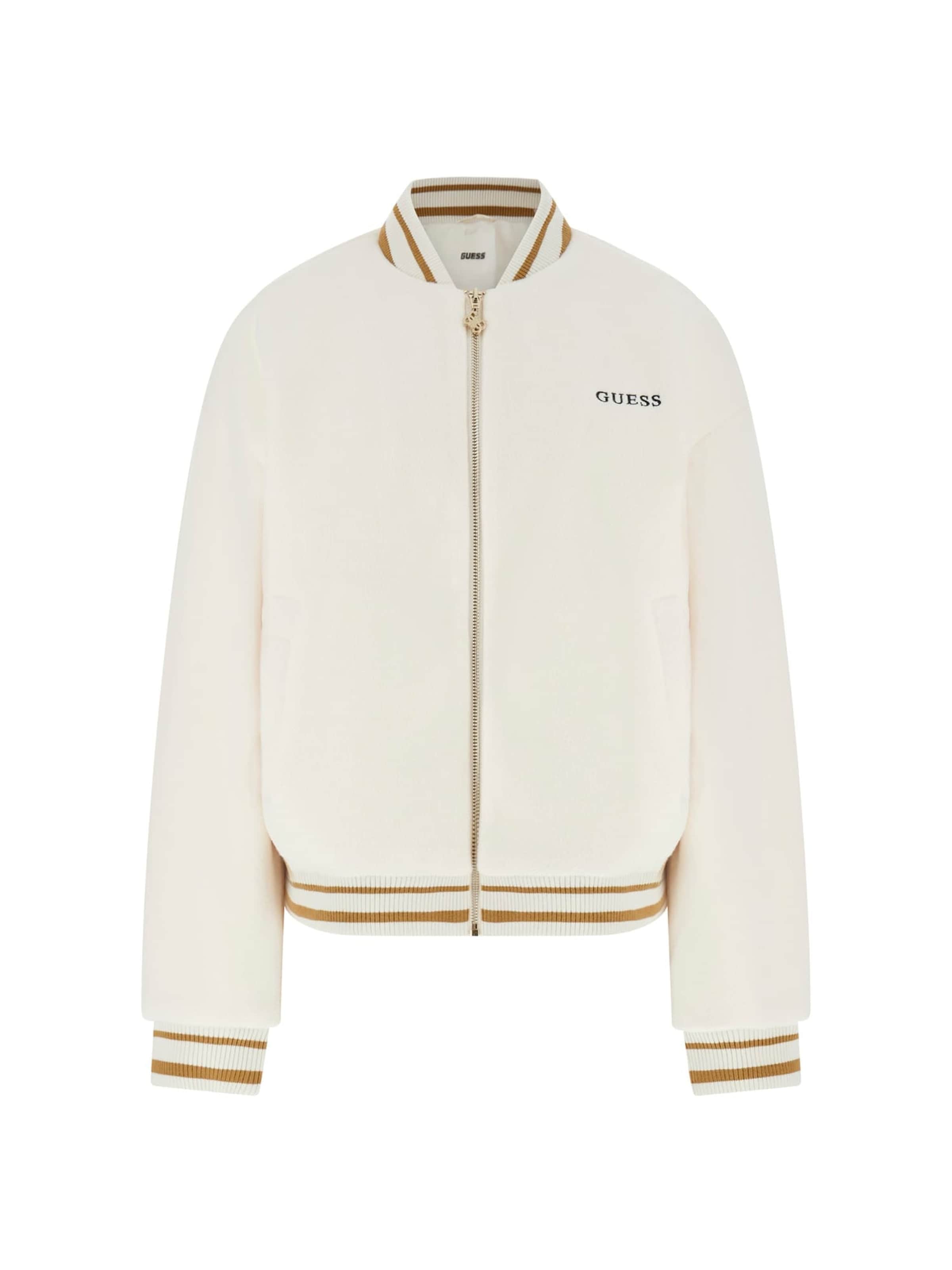 GUESS Between-Season Jacket in White: front
