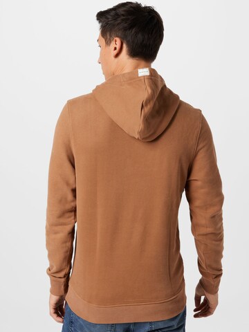 TOM TAILOR Sweatshirt in Brown