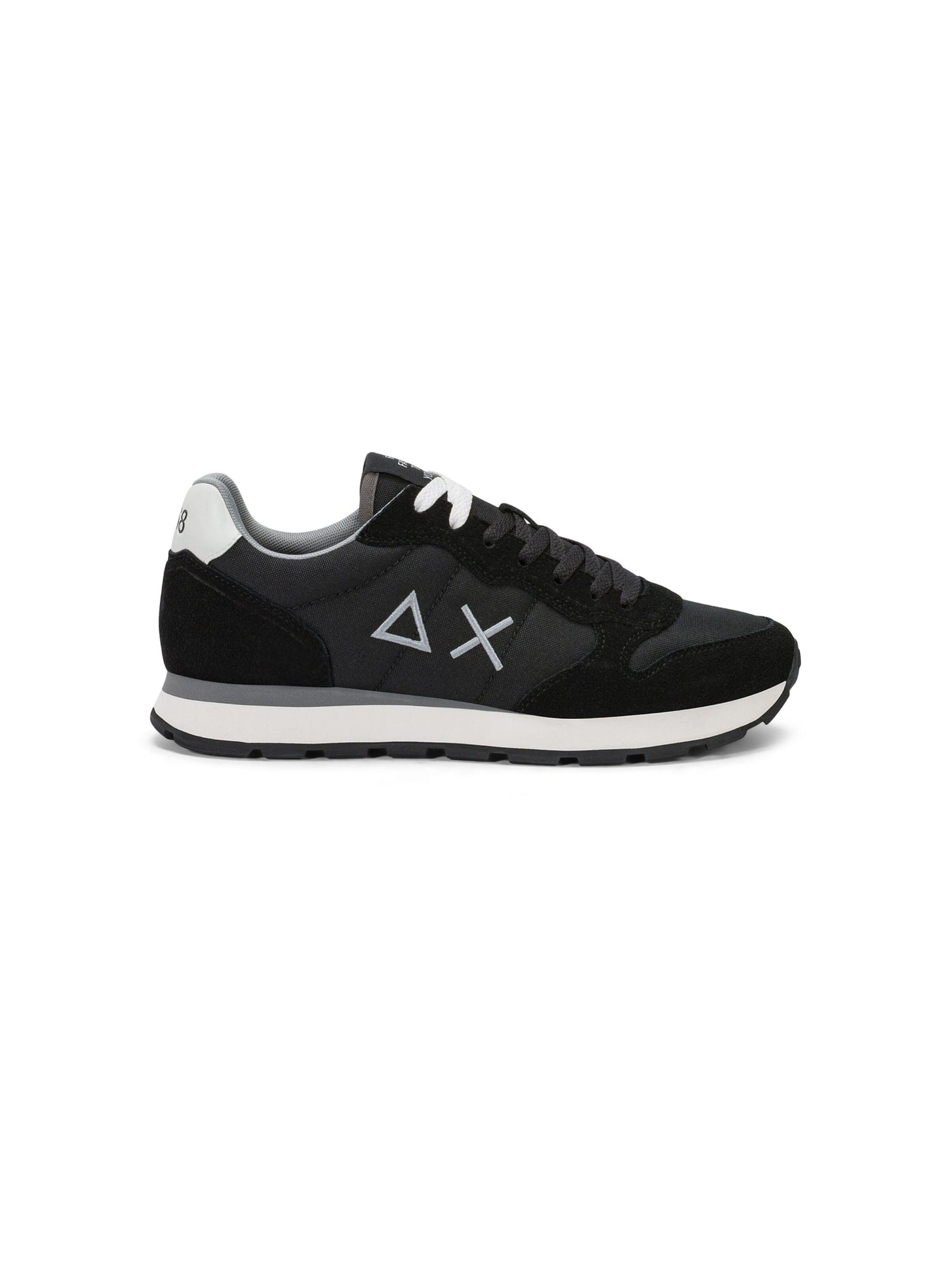 SUN68 Sneakers laag 'Men's Tom Sneakers in Nylon and Suede' in 40 in de kleur Zwart, Productweergave