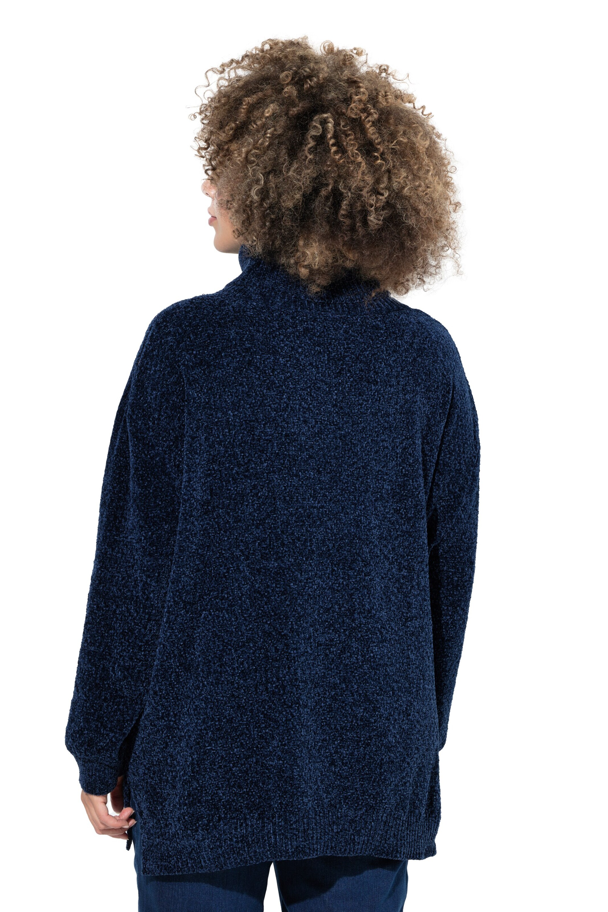 Ulla Popken Oversized sweater in Blue