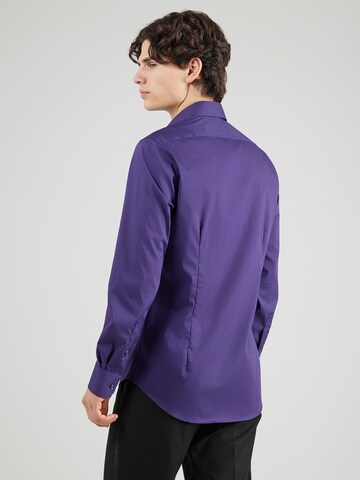 Michael Kors Slim Fit Риза в лилав: отзад