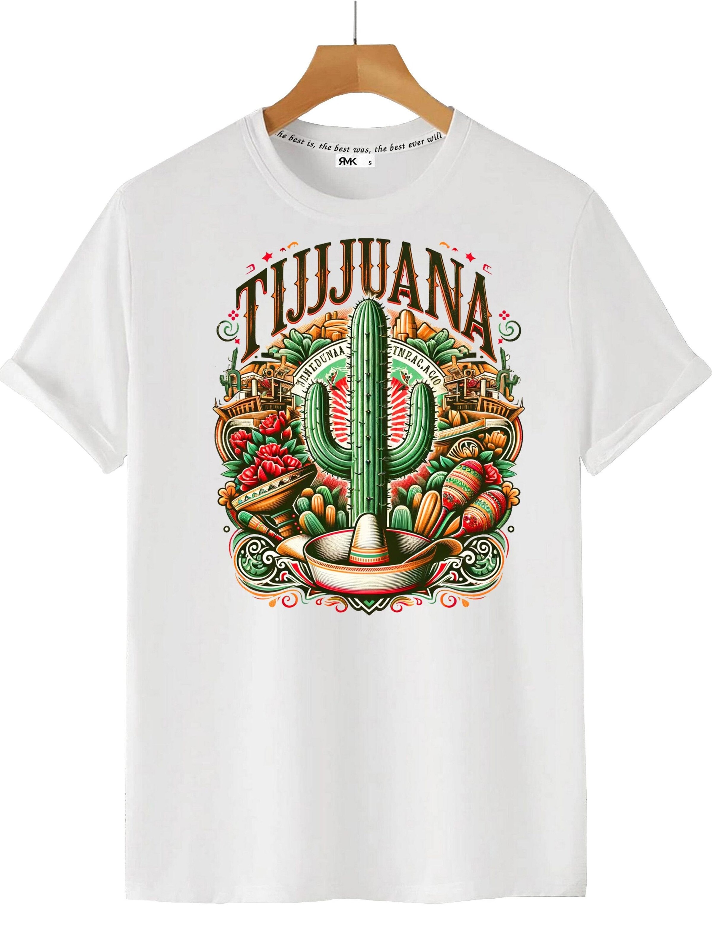 RMK Shirt 'Mexico Tijuana'‌‌ in Weiß: Vorderseite