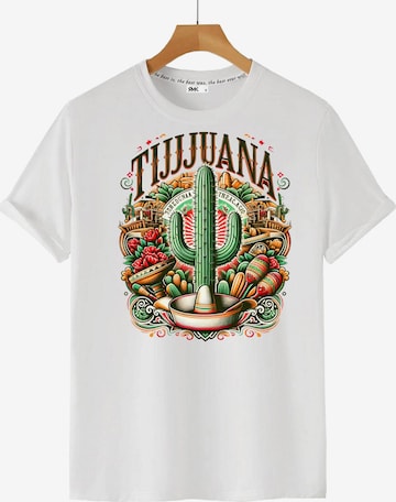 RMK Shirt 'Mexico Tijuana' in Weiß: Vorderseite