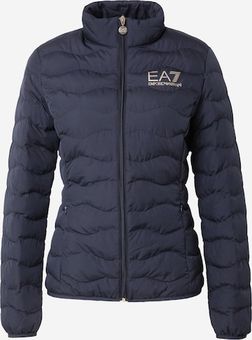 EA7 Emporio Armani Between-Season Jacket 'GIUBBOTTO' in Blue: front
