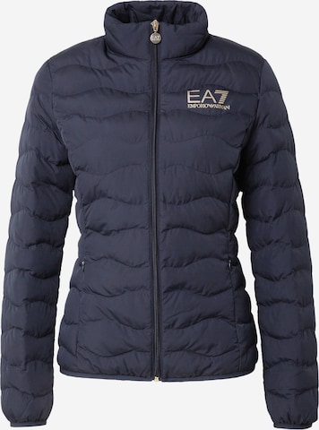 Giacca di mezza stagione di EA7 Emporio Armani in blu: frontale