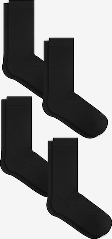 Albero Natur Socks 'Classic' in Black: front