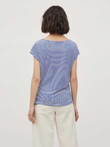 Vila Petite Shirt 'Scoop' in Blauw