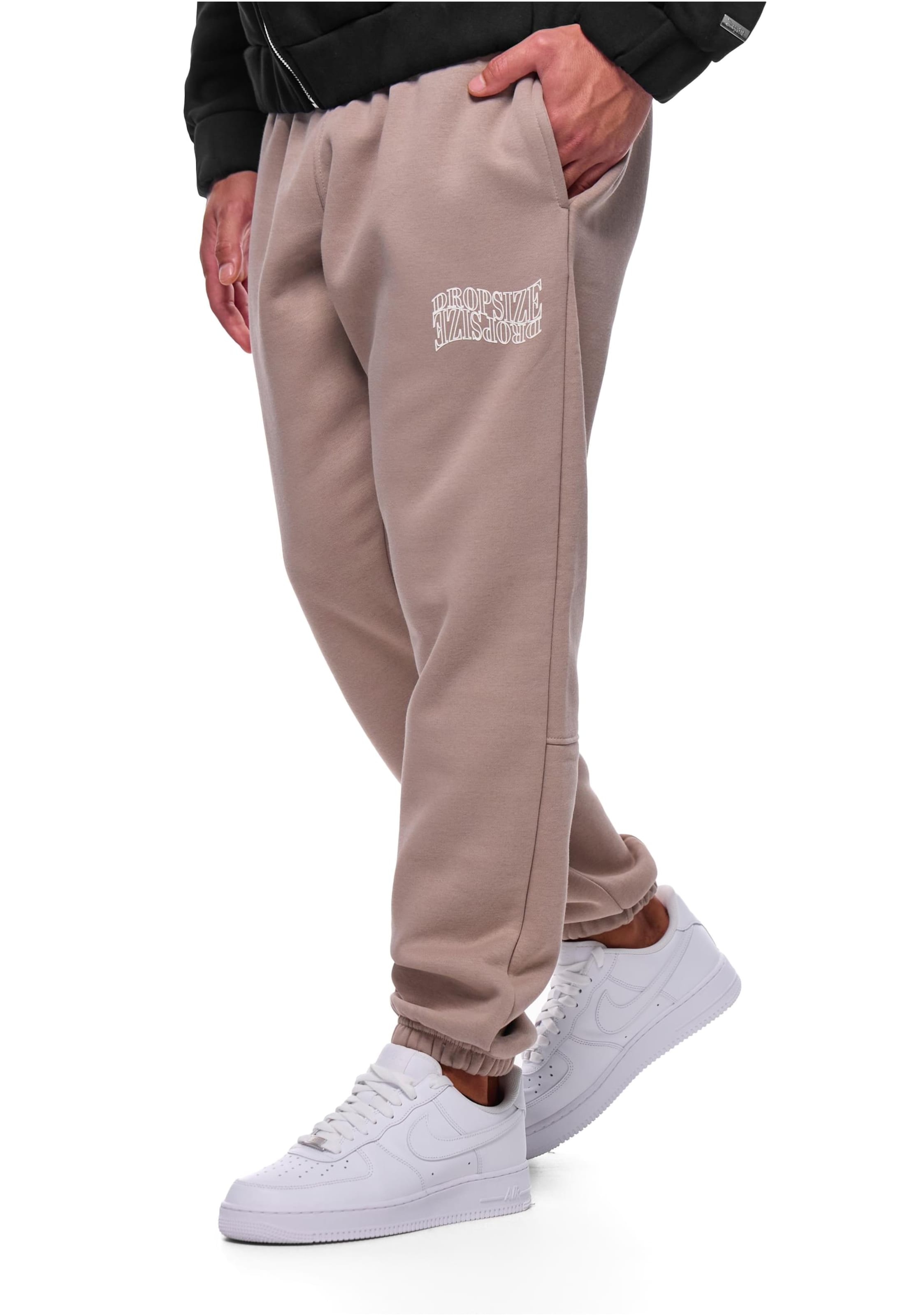 Effilé Pantalon Dropsize en marron