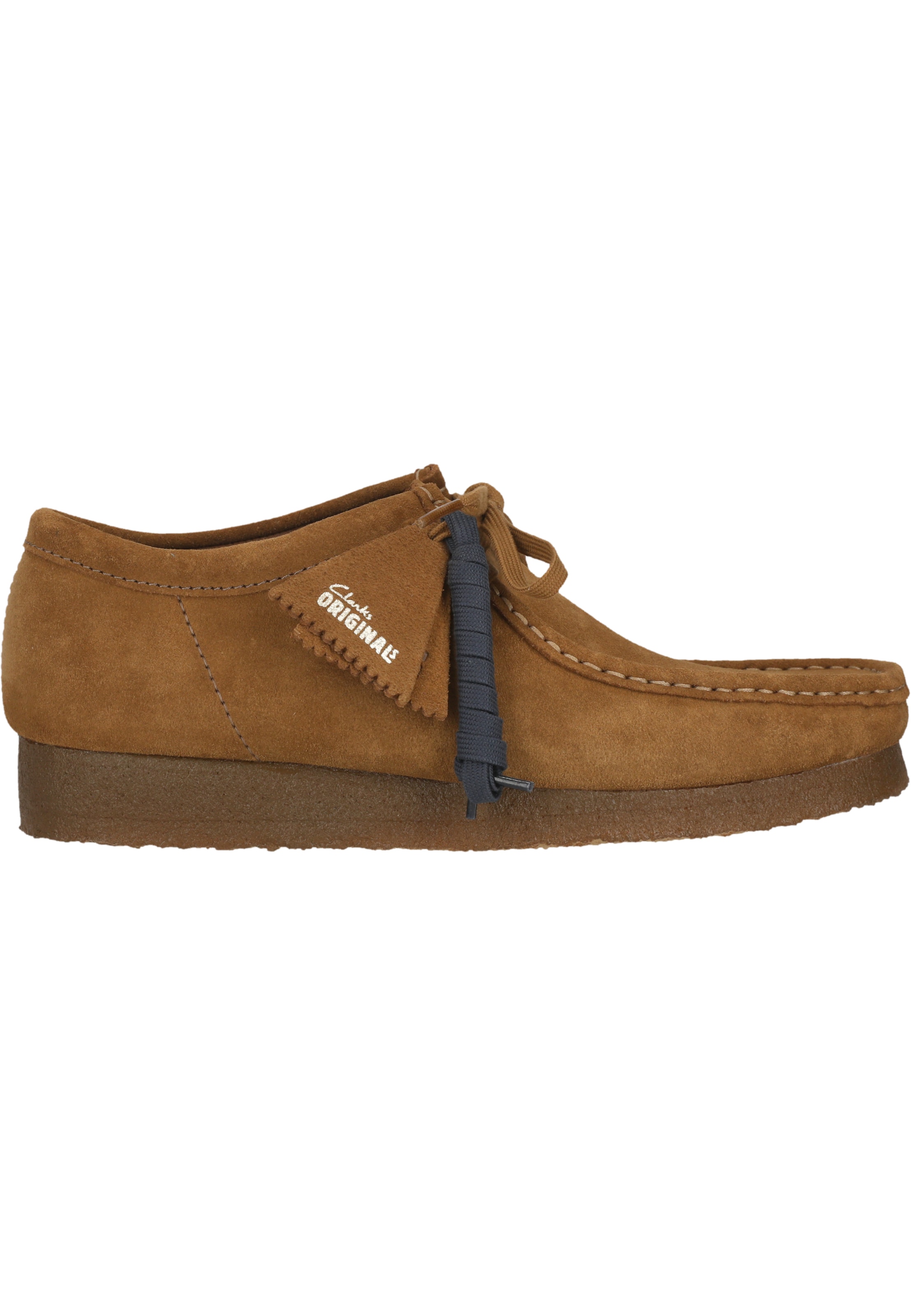 CLARKS Mokassin 'Wallabee' in Braun