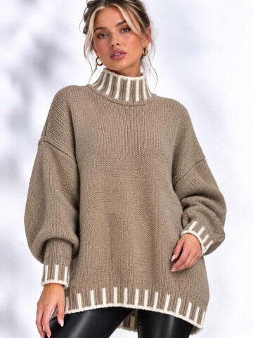 Worldclassca Oversized Cardigan in Grey: front