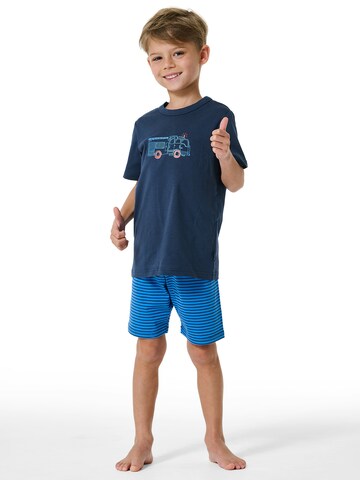 Pyjama ' Boys World ' SCHIESSER en bleu : devant