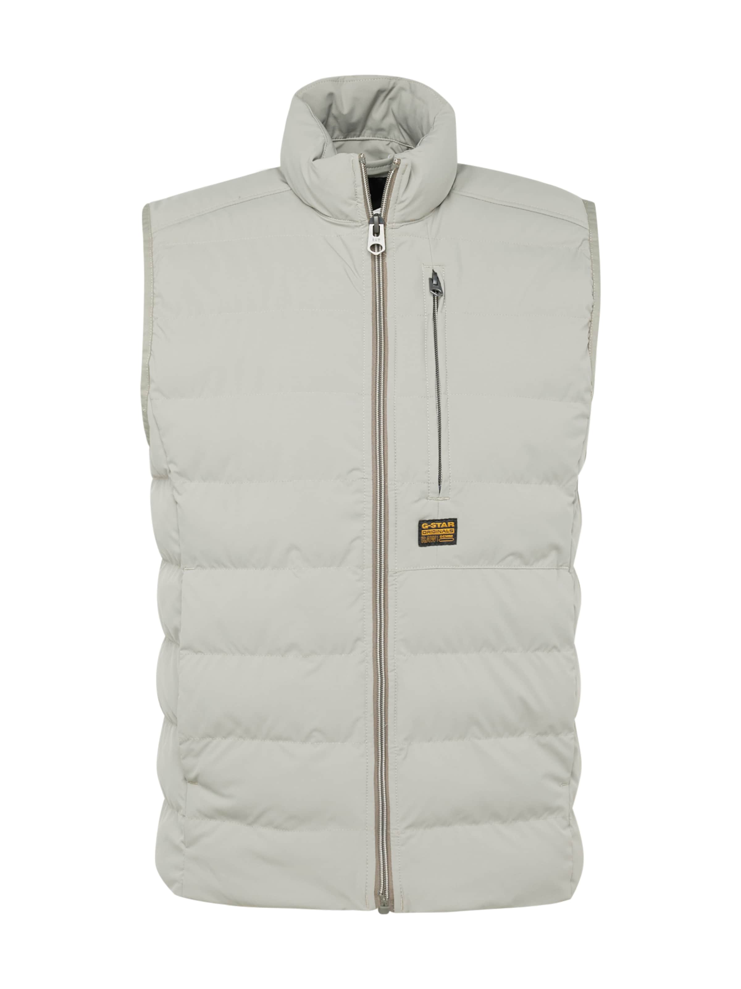 G-STAR Mellény 'Foundation' - szürke: elől