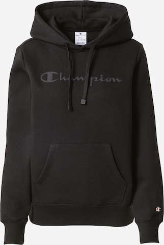 Champion Authentic Athletic Apparel Sweatshirt in Black: front