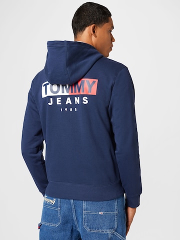 Tommy Jeans - Casaco em moletão em azul