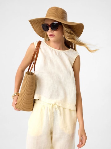 DIMI Blouse in Beige: front