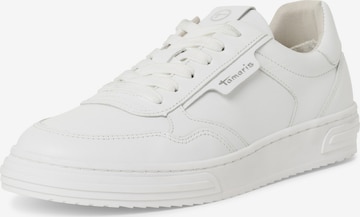 Tamaris Platform trainers in White: front