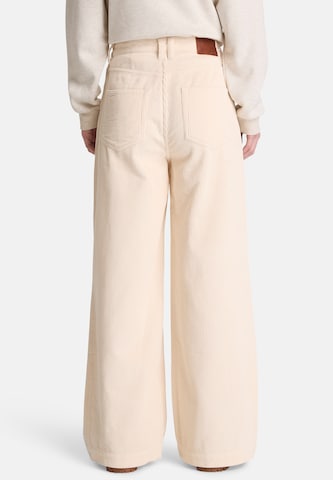 Wide leg Pantaloni di TIMBERLAND in beige