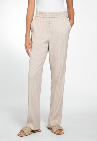 Basler Loose fit Pants in Beige: front