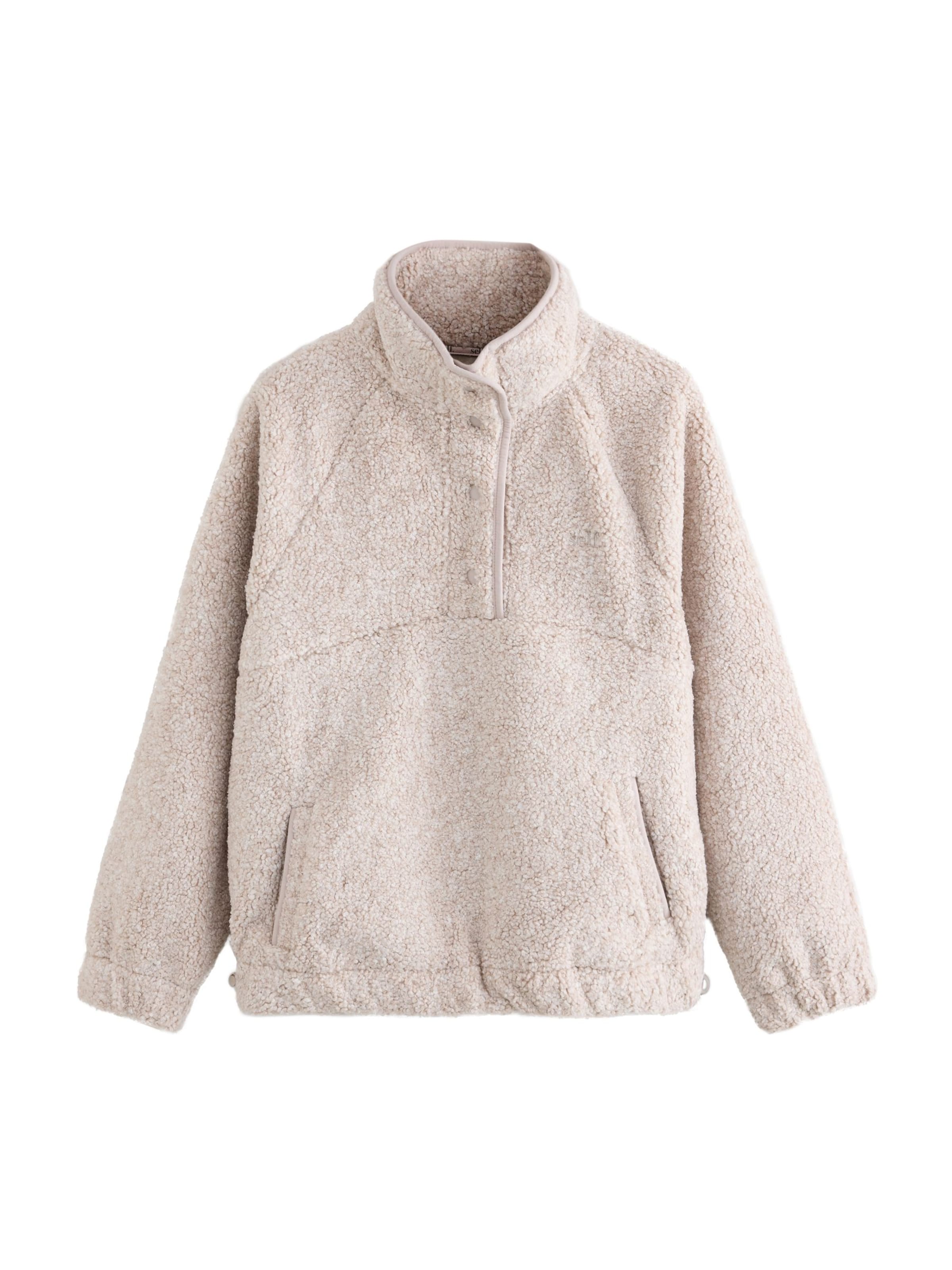 Pull-over self. en beige : devant