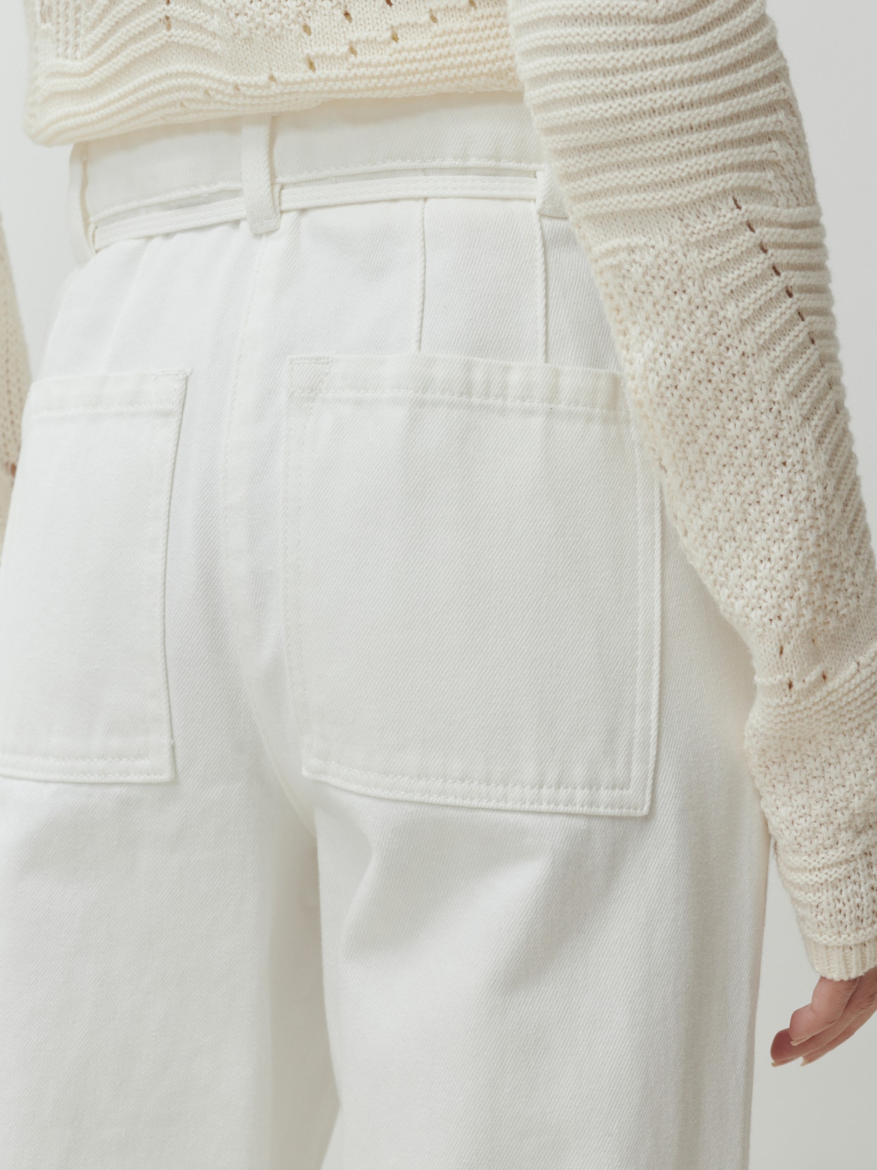 EDITED Jeans 'Geri' White denim