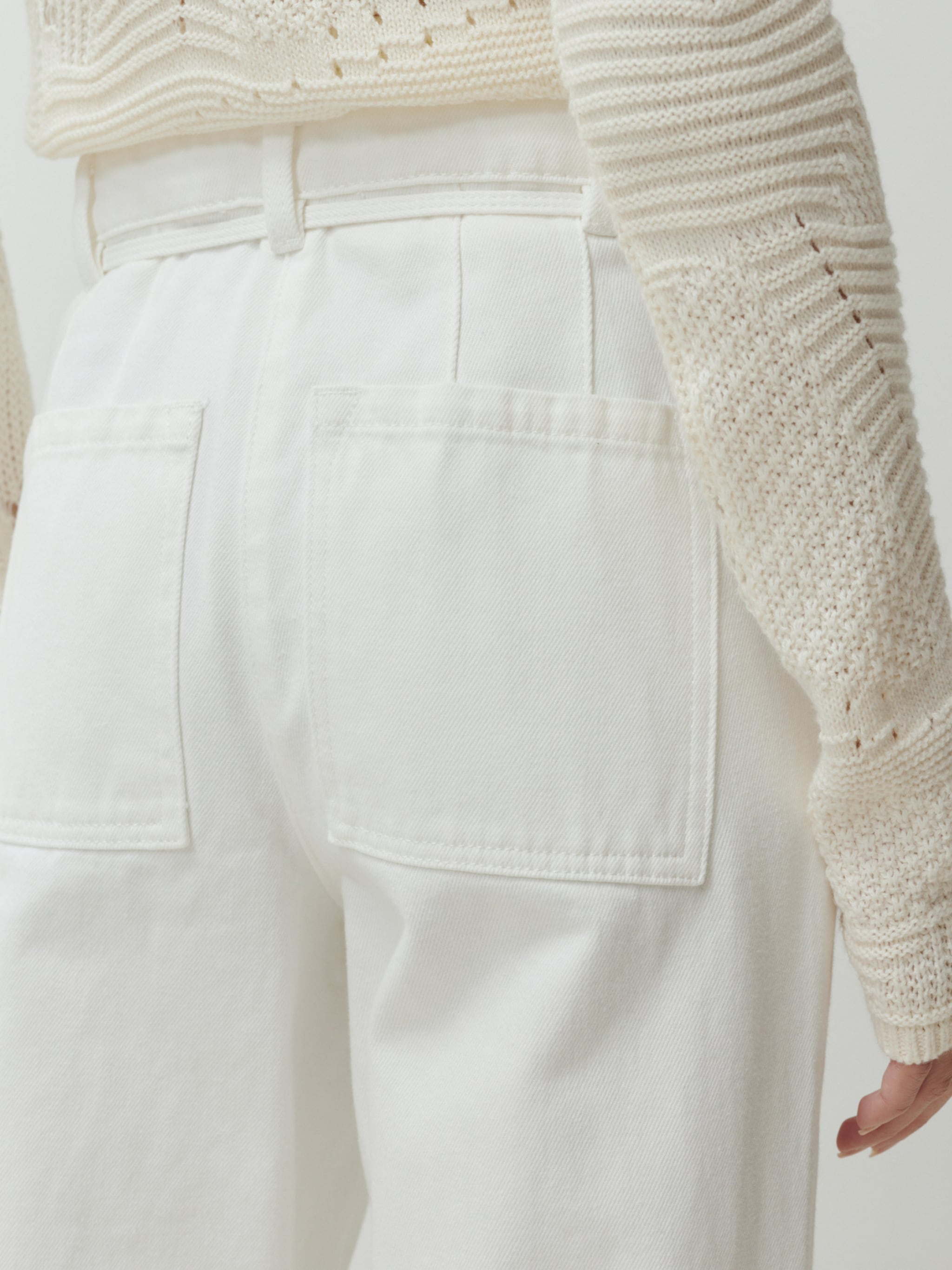 EDITED Vaquero 'Geri' blanco denim