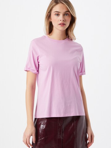 T-shirt 'Ria' PIECES en rose : devant